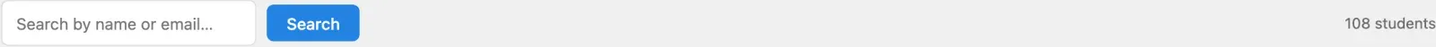 The search field and inactivity filter
