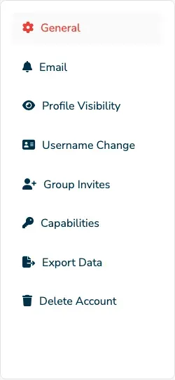 BuddyPress Settings Tab