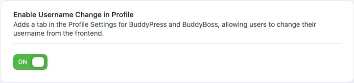BuddyPress Settings