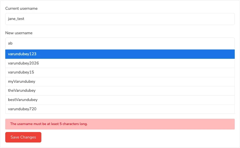 Minimum Length Error