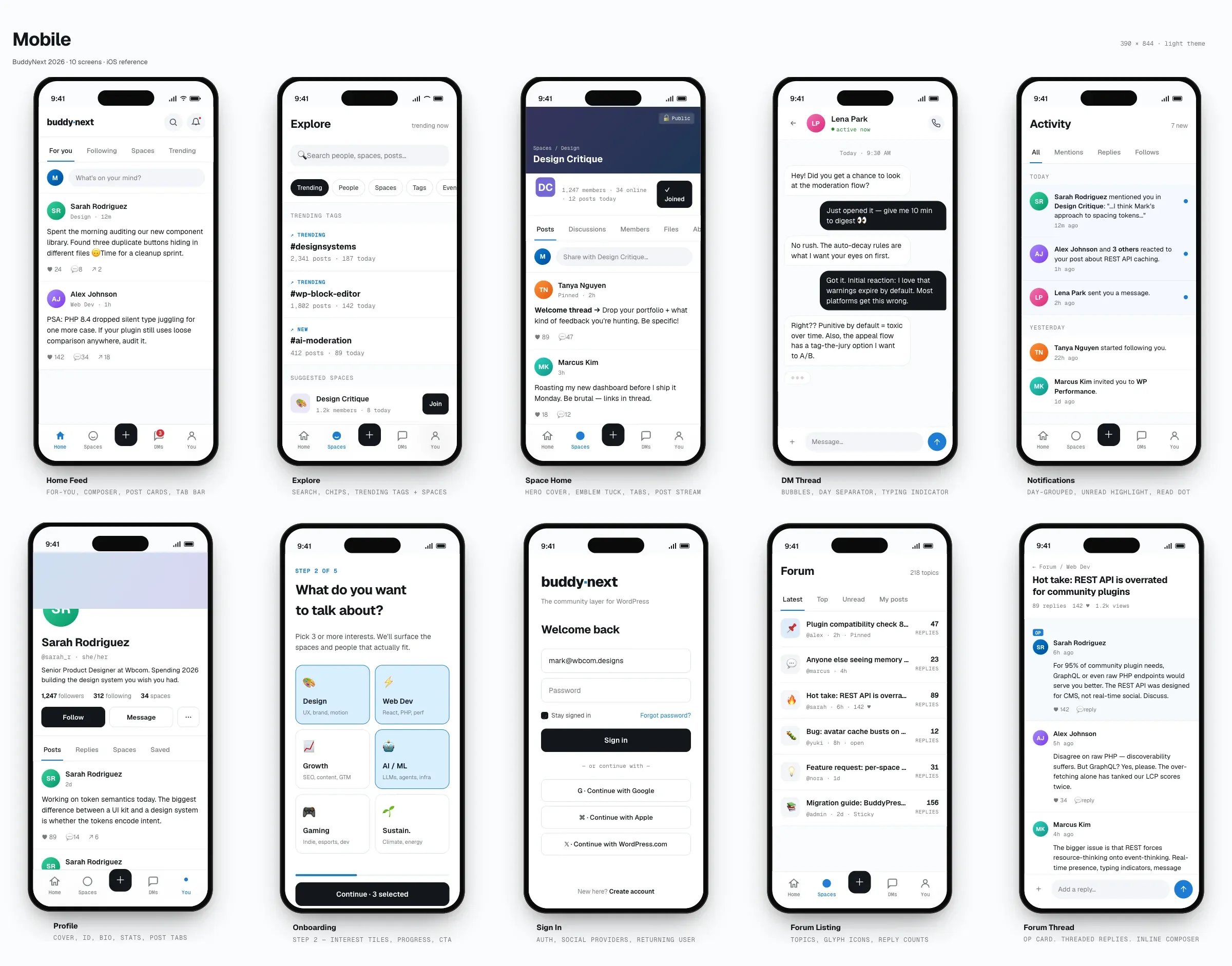 BuddyNext running as an installable mobile Progressive Web App