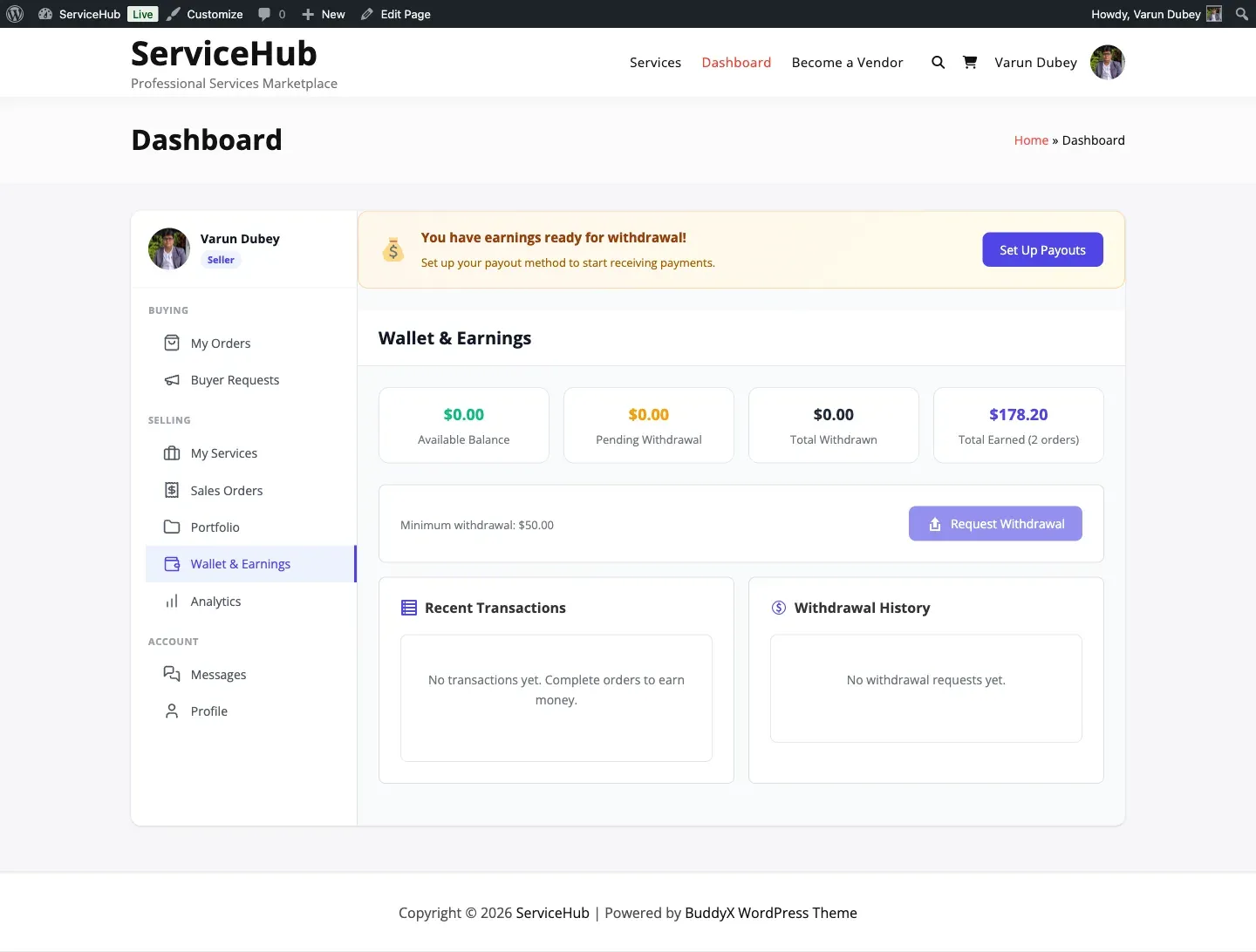 Withdrawal Request