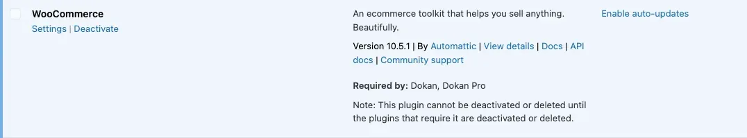 WooCommerce Active